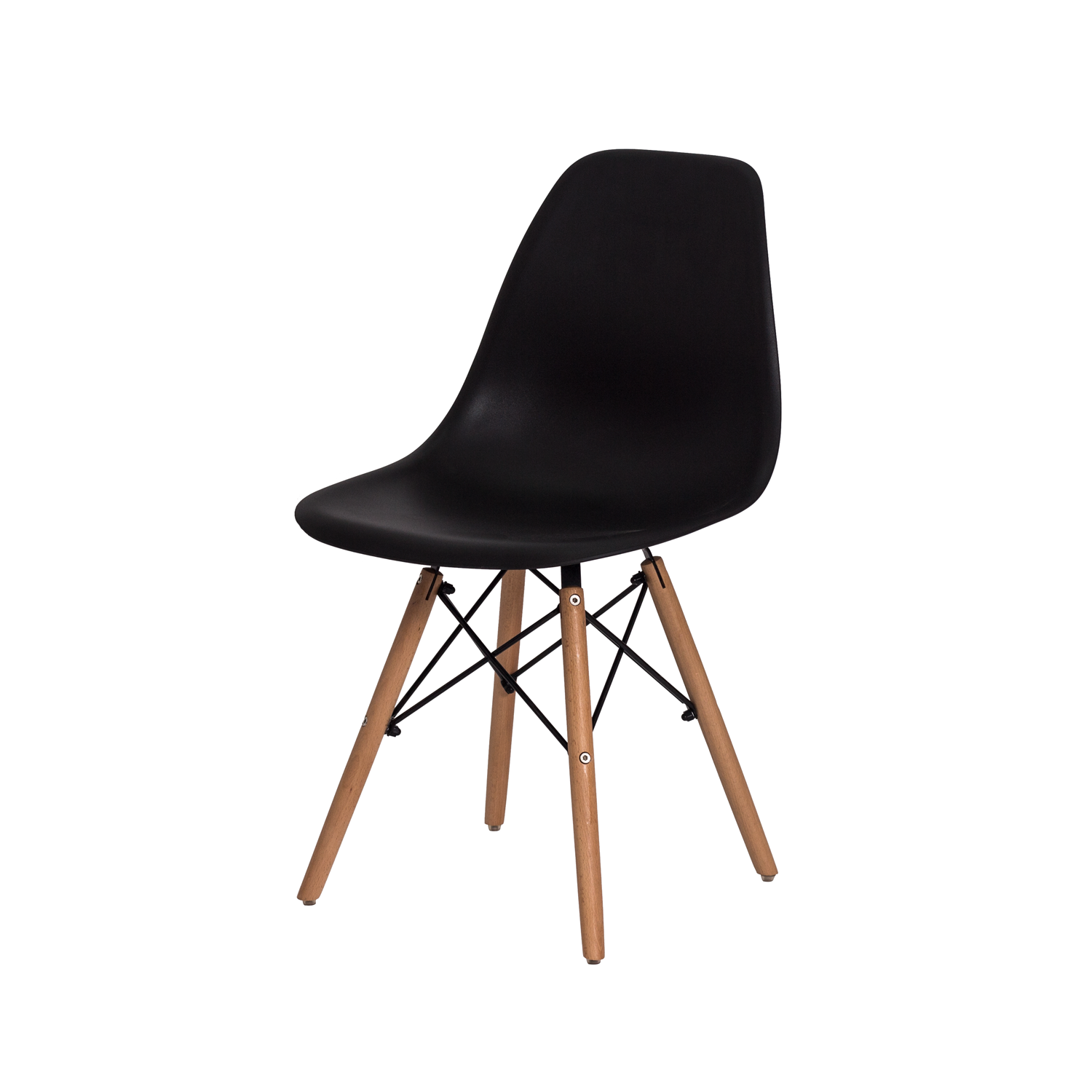 Kit 4 Cadeiras Charles Eames Eiffel - Preta Kza Bela - 2