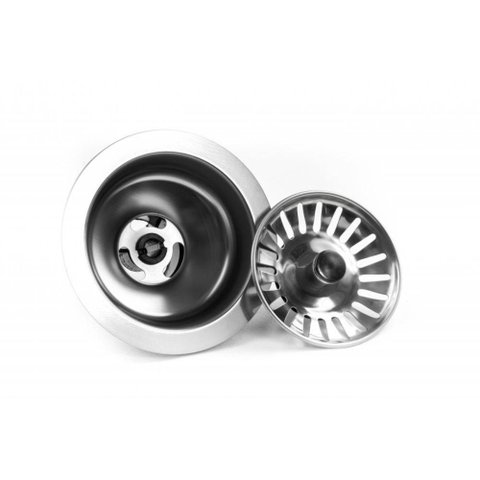 Valvula Americana Inox Pino em Abs Pia Cozinha Padova 4 1/2