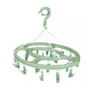 Ver imagem 1 de Varal Mini Dobravel Oval 24 Prendedores Verde Mor