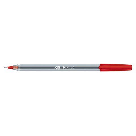 Caneta Esferografica Cis Scrit 0.7 Vermelha Unidades