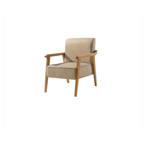 Poltrona Decorativa Sala Estar Lina:suede