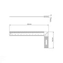 Ver imagem 2 de Esquadro 25 Cm Tramontina em Aço Temperado com Cabo Injetado Tramontina