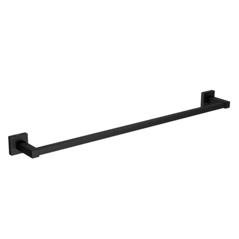 Porta Toalha Barra Quadratta Black Matte - 2040.bl83.mt