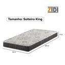 Ver imagem 4 de Colchão Solteiro Espuma D33 Ortopédico Zidi San Francisco 96x203x17cm