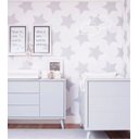 Ver imagem 2 de Papel de Parede Bobinex Coleção Renascer Estrela Grande Prata 6215 - Lyam Decor