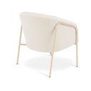 Ver imagem 1 de Poltrona Sala Decorativa Stella Base Alta Tubo Champanhe Veludo Cotelê D03 - D'rossi