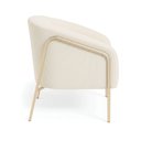Ver imagem 3 de Poltrona Sala Decorativa Stella Base Alta Tubo Champanhe Veludo Cotelê D03 - D'rossi
