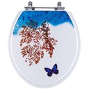 Ver imagem 1 de Acento Sanitário Decorado Borboleta Porto Oval para Vaso Luzarte Estrela 6lpf