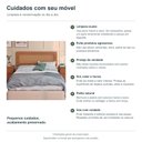 Ver imagem 4 de Cabeceira Arco Palha Sextavada 165 cm Incolar Cedro