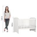 Ver imagem 2 de Berço Americano Carolina Baby Mini Cama 3 em 1 para Quarto Bebê Helena Branco