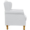Ver imagem 6 de Poltrona Decorativa Para Sala de Estar Yara Corino Branco - Lyam Decor