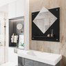 Espelheira de Banheiro Clio Preto - JM Casa dos Móveis - 2