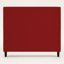 Ver imagem 7 de Cabeceira Estofada Elen Moderna para Quarto Cama Box Casal 140 cm Tecido Suede Vermelho