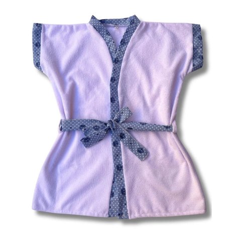 Roupão Infantil Tamanho 10 - Coroinha Azul