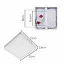 Ver imagem 2 de Painel Plafon Led 18w Sobrepor Quadrado Luz Neutra 30470 Opus St1873