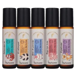 Kit 5 Rollon Blend Kids de Óleos Essenciais 10ml Via Aroma - 1