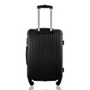 Ver imagem 4 de Mala de Viagem Média 23kg Despachada Rígida Rodas 360º Cadeado de Segredo Gladiador A2m:preto