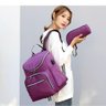 Mochila Maternidade Usb+porta Mamadeira+trocador:LILAS - 4