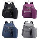 Ver imagem 2 de Mochila Maternidade Usb+porta Mamadeira+trocador:LILAS