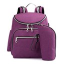 Ver imagem 1 de Mochila Maternidade Usb+porta Mamadeira+trocador:LILAS
