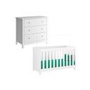 Ver imagem 1 de Berço Multifuncional 3x1+ Cômoda Ditália 3 Gavetas Bbi-51 Dm-219