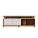 Ver imagem 2 de Rack para Tv até 75 Polegadas Boss 2 Portas Freijó/off White 1800 - Pnr Móveis