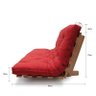 Sofá-cama Futon Slim L 03 Lugares Cor Vermelho Tomate FUTON BRASIL - 3