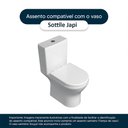Ver imagem 4 de Tampa de Vaso Sanitario Poliester Sottile Branco para Bacia Japi