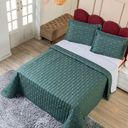 Ver imagem 4 de Cobre Leito Lótus Queen 3 Peças Matelado Verde