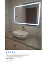 Ver imagem 5 de Espelho 100 X 80 Cm C/ Desembaçador Led 3 Cores Botão Touch 1,00 X 0,80 Multifuncional ou 80x100