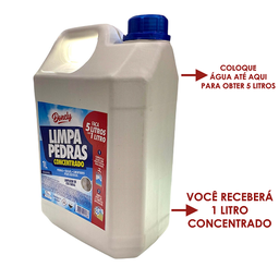 Limpador Pisos Pedras Remove Encardido Top Rende 5 Litros - 3 Limpador Pisos Pedras Remove Encardido Top Rende 5 Litros - 3