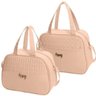 Kit 02 Bolsas Maternidade Paris Nude - Hug Baby - 1