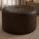 Ver imagem 2 de Puff Decorativo Eron 73x73 cm Pes Fixos Courino Tcs 721 Moll