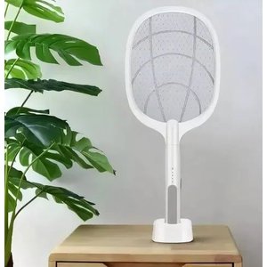 Raquete Elétrica 2 em 1 Luminária Anti Inseto Mosquito Usb Recarregável Lâmpada Pernilongo com Luz U