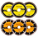 Ver imagem 1 de Kit 6 Disco Serra Circular 115mm/100mm Mármore Concreto