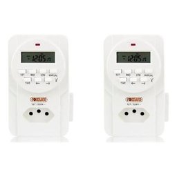 Timer Temporizador Digital Bivolt 2 Unidades Foxlux - 2