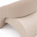 Ver imagem 7 de Poltrona Decorativa Confortável Pé Palitos:Linho Bege