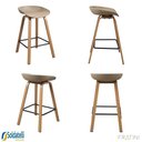Ver imagem 6 de Kit 4 Banquetas Toledo Média 73cm - Fratini
