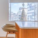 Ver imagem 4 de Kit 4 Banquetas Toledo Média 73cm - Fratini