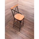 Ver imagem 4 de Banqueta Alta Fixa Encosto em X