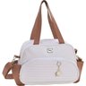 Bolsa Maternidade Roda Gigante Branco Marrom G - Hug Baby - 1