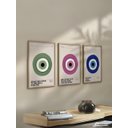 Ver imagem 1 de Kit 3 Quadros Decorativos Boho Olho Grego Boas Energias