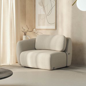 Sofá Modular 100cm com Braço Esquerdo Orla CabeCasa MadeiraOriginals