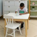 Ver imagem 6 de Mesa Infantil Cissa Natural e Branco - 68CMX52CM Abra Cadabra
