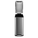 Ver imagem 3 de Takywep Lixeira 13 Gal Aço Inox Prata com Pedal e Fechamento Suave