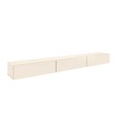 Ver imagem 1 de Rack Suspenso Dior 1,60mts Off White - Edn Moveis