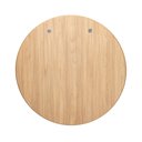 Ver imagem 3 de Espelho Redondo Happ Grande 110cm Minimalista com Moldura em Madeira Tauari Casavee