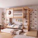 Ver imagem 1 de Treliche Active Play e Kit Escalada Infantil Climb Casatema MadeiraOriginals Branco/Madeira Natural