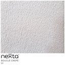 Ver imagem 5 de Poltrona Orgânica Kaira com Mesa Lateral Esquerda Base Fixa Titânio Bouclé Creep Off White - Nexta C