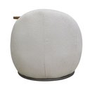 Ver imagem 7 de Poltrona Orgânica Kaira com Mesa Lateral Esquerda Base Fixa Titânio Bouclé Creep Off White - Nexta C